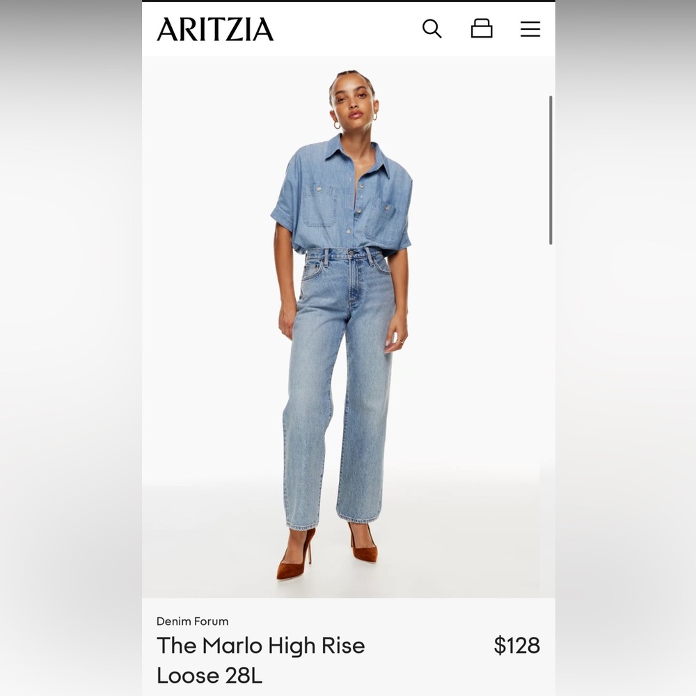 Denim Forum
The Marlo High Rise Loose 28L